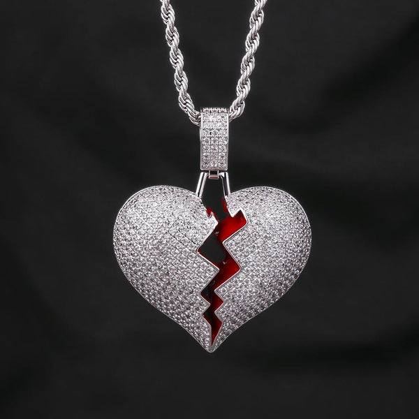 Broken heart best sale pendant