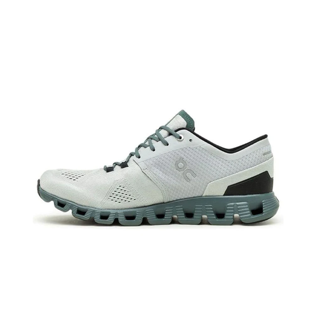 "Cloud x3 low-top sneakers Glacier Grey Olive"