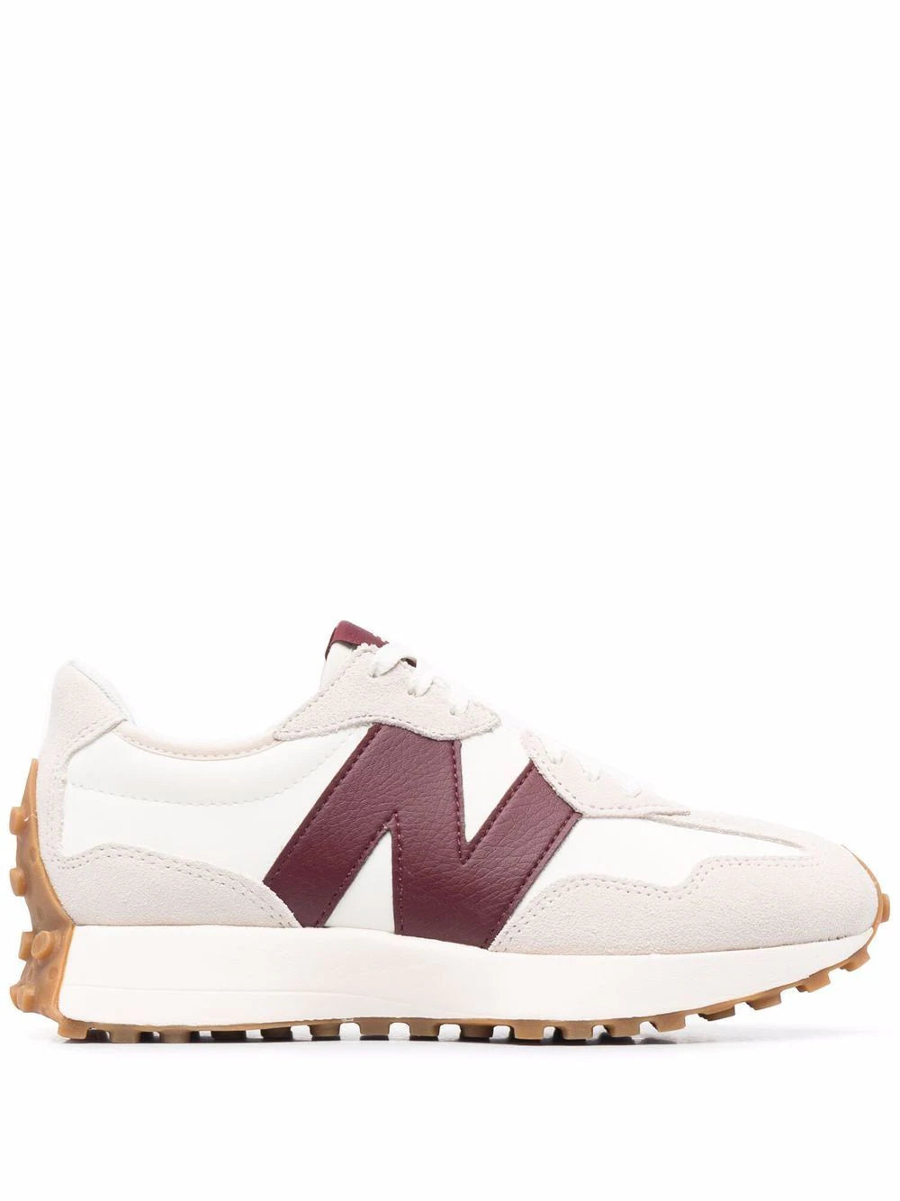 "NB 327burgundy red"