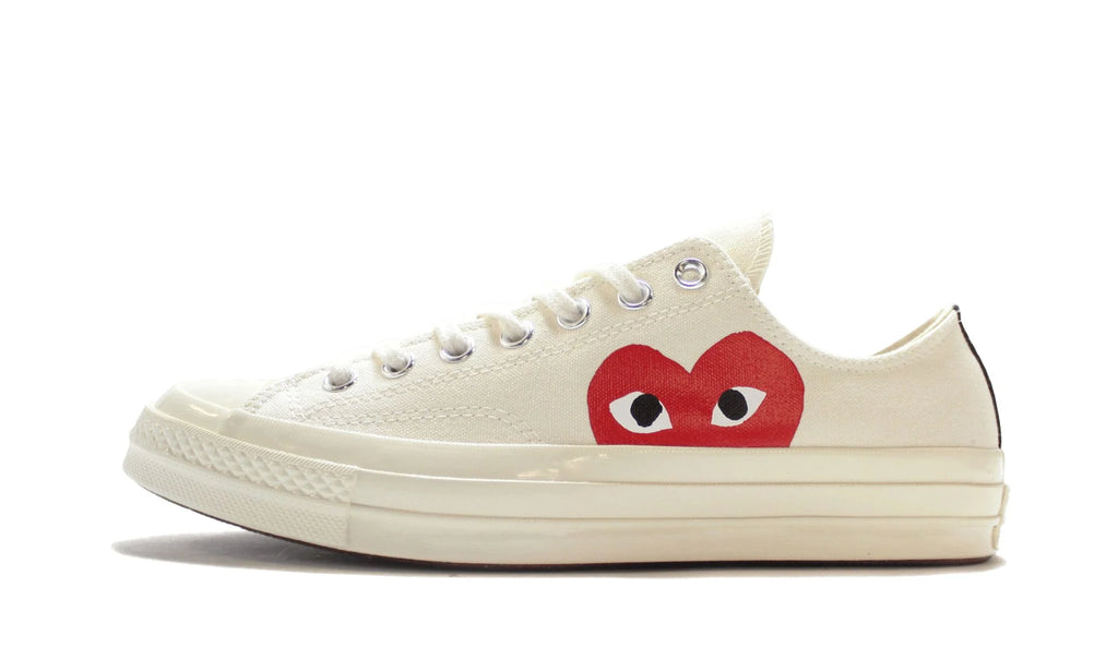 "Comme Des Garçons PLAY / Half Heart White"