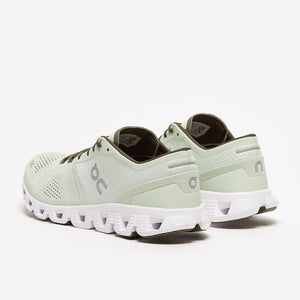 "Cloud x3 low-top sneakers aloe green"