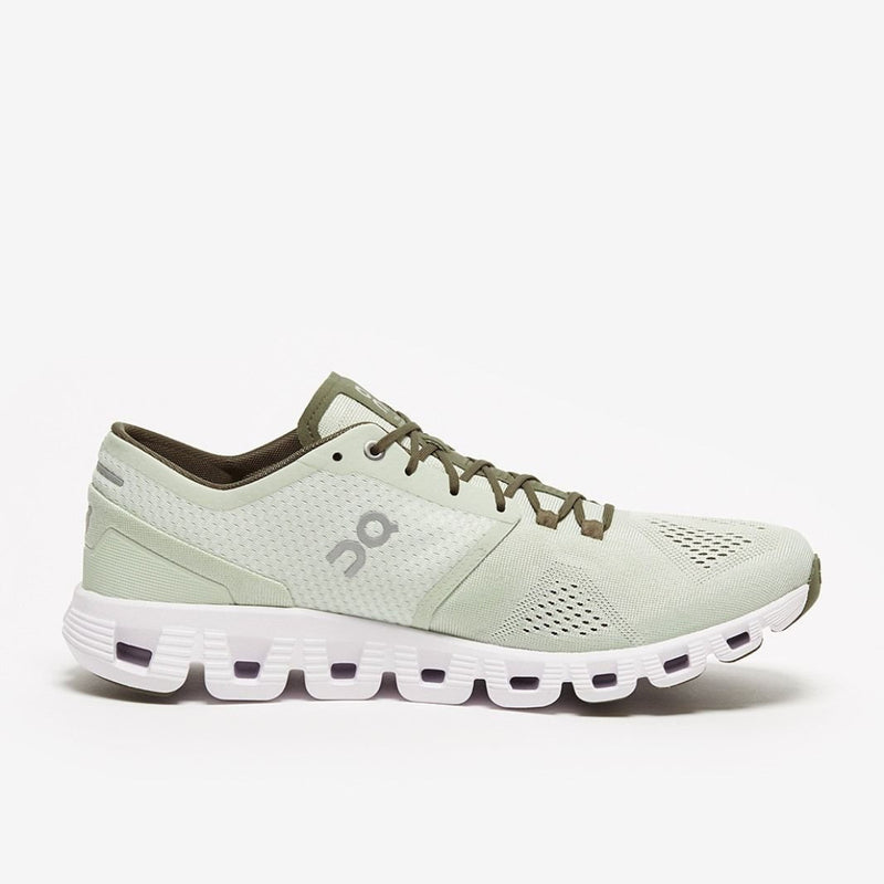 "Cloud x3 low-top sneakers aloe green"