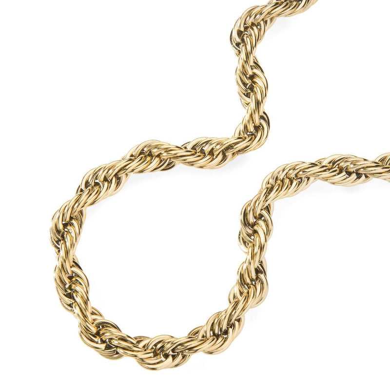 5mm Rope Chain Gold Color Plated - RKSCART