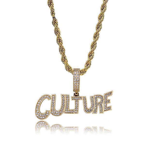 Pendant Culture Yellow Gold Color Plated