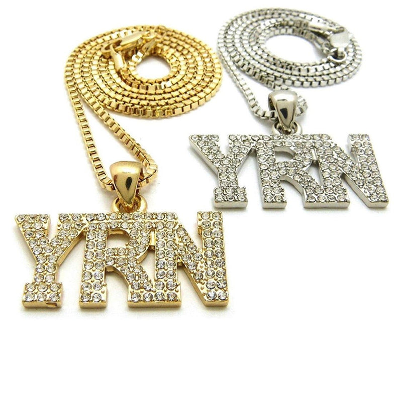 YRN Pendant With Franco Choker Chain