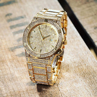 Royal Cz Watch Yellow Gold Color