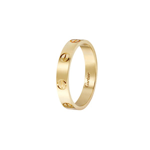 Love Ring Yellow Gold Color Plated