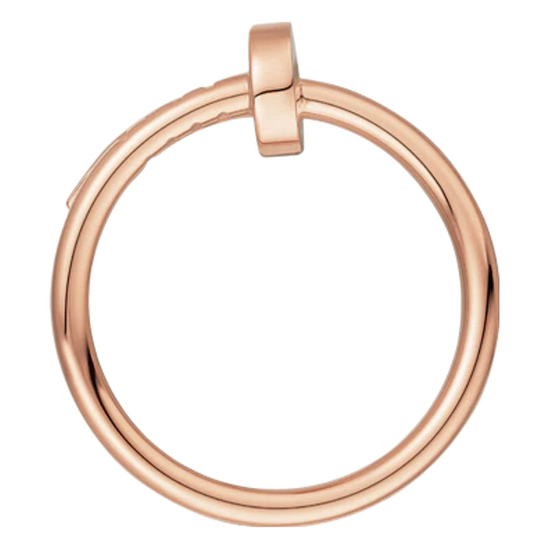Nail Ring In Rose Gold Plated